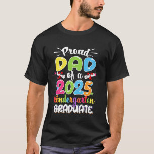 Lustiger stolzer Vater eines Kindergartenabsolvent T-Shirt