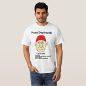 Lustiger stolzer verurteilungswürdiger politischer T-Shirt (Vorne ganz)