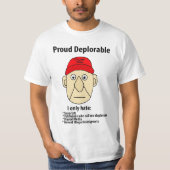 Lustiger stolzer verurteilungswürdiger politischer T-Shirt (Vorderseite)