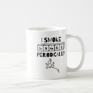 Lustiger Stoner-Tag Periodensystem Wissenschaft Th Kaffeetasse