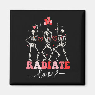 Lustiger Strahlen Liebe Valentinstag Röntgen-Assis Magnet