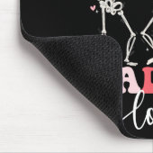 Lustiger Strahlen Liebe Valentinstag Röntgen Tech  Mousepad (Ecke)