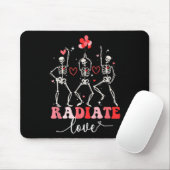 Lustiger Strahlen Liebe Valentinstag Röntgen Tech  Mousepad (Mit Mouse)