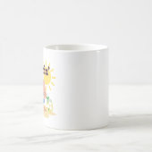 Lustiger Strand  Kaffeetasse (Mittel)