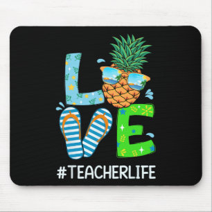 Lustiger Strand Sommer Liebe Lehrer Weihnachten im Mousepad
