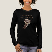 Lustiger Strauß Tri-Blend Shirt (Vorderseite)