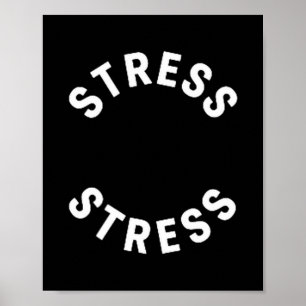 Lustiger Stress Ist Mein Verdienstorden T-Shirt - Poster