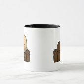 Lustiger Stubenhocker Tasse (Zentrum)