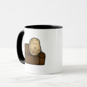 Lustiger Stubenhocker Tasse (Vorderseite Links)