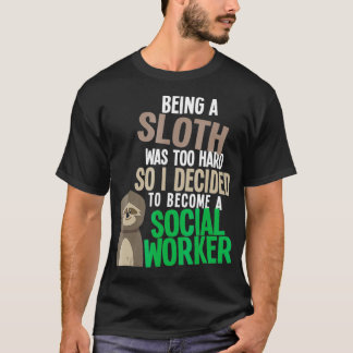 Lustiger Student der Sozialarbeit Master-Abschlus T-Shirt