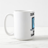Lustiger "Suchverlauf Fehler 404 Verstand nicht ge Kaffeetasse (Links)
