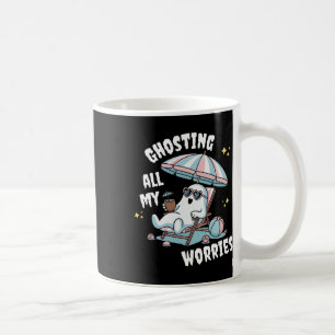Lustiger Summerween-Geist Gruseliger Sommerurlaub  Kaffeetasse