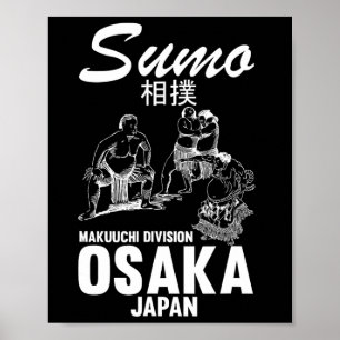 Lustiger Sumo-Ringer Judo Osaka Japan Ringer S Poster