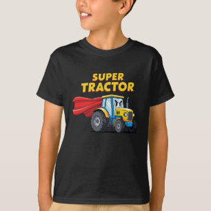 Lustiger Superhelden-Traktor  T-Shirt