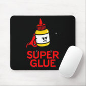 Lustiger Superkleber-Witz-Halloween-Kostüm-Superhe Mousepad (Mit Mouse)
