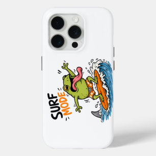 Lustiger Surf-Modus-Frosch Lustiger Frosch Sommer Case-Mate iPhone Hülle