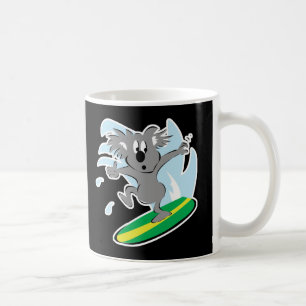 lustiger surfender Koala-Bär Kaffeetasse