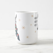 Lustiger Süß Sarkastisch Fröhlicher Winter Esel Kaffeetasse (Mittel)