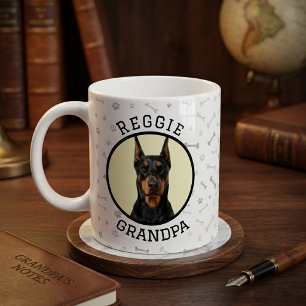 Lustiger süßer aber psychotischer Dobermann Pinsch Kaffeetasse