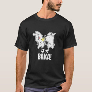 Lustiger Süßer Anime Baka Kaninchen Hase Klatsch B T-Shirt