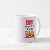 Lustiger süßer BFF-Becher Kaffeetasse (VorderseiteRechts)
