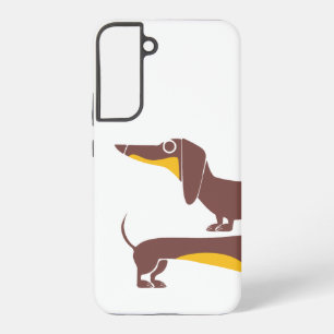 Lustiger süßer Dachshund für lange Hundebesitzer Samsung Galaxy Hülle