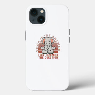 Lustiger süßer Elefant beim Yoga. Lustiges Yoga-De iPhone 13 Hülle