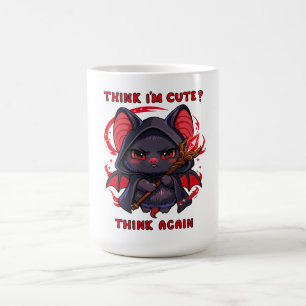 Lustiger süßer Fledermausmagier Kaffeetasse