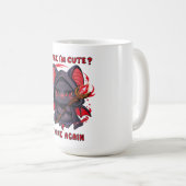 Lustiger süßer Fledermausmagier Kaffeetasse (VorderseiteRechts)