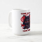 Lustiger süßer Fledermausmagier Kaffeetasse (Vorderseite Links)