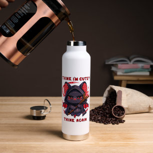 Lustiger süßer Fledermausmagier Trinkflasche