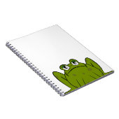 Lustiger süßer Frosch Notizblock (Rechte Seite)