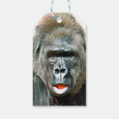 LUSTIGER SÜßER GORILLA GESCHENKANHÄNGER (Rückseite)