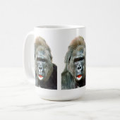 LUSTIGER SÜßER GORILLA KAFFEETASSE (Vorderseite Links)
