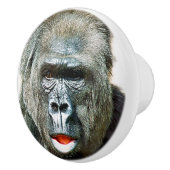 LUSTIGER SÜßER GORILLA KERAMIKKNAUF (Rechts)