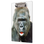 LUSTIGER SÜßER GORILLA KLEMMBRETT (Links)