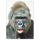 LUSTIGER SÜßER GORILLA KLEMMBRETT (Rückseite)