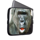 LUSTIGER SÜßER GORILLA LAPTOPSCHUTZHÜLLE (Vorne Rechts)