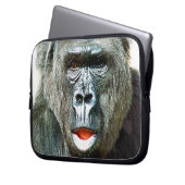 LUSTIGER SÜßER GORILLA LAPTOPSCHUTZHÜLLE (Vorderseite Links)