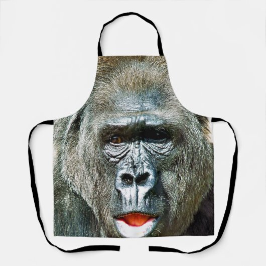 LUSTIGER SÜßER GORILLA SCHÜRZE (Vorderseite)