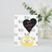 Lustiger süßer Hühnerwitz „Du bist Ei-zart“ Karte (Stehend Vorderseite)