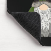 Lustiger süßer irischer Gnom St. Patricks Day Herz Mousepad (Ecke)