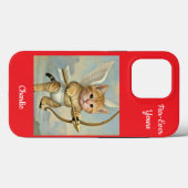 Lustiger süßer Kätzchen Cupid Case-Mate iPhone Hülle (Rückseite (Horizontal))
