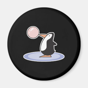 lustiger süßer Kaugummi Pinguin Magnet