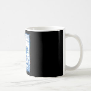 Lustiger, süßer Meme mit Zauberer-Katzenreiter Kaffeetasse