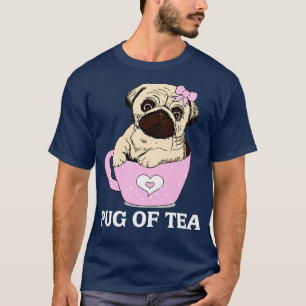 Lustiger süßer Mops-Hundeliebhaber Hunderasse Tier T-Shirt