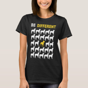 Lustiger Süßer Pit Bull Sei Anders Inspiration T-Shirt