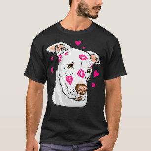 Lustiger süßer Pitbull, Rettungshund  T-Shirt