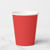 Lustiger süßer Weihnachtsmann & Typografie Pappbecher (Rückseite)