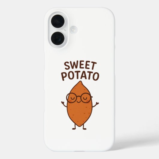 Lustiger Süßkartoffel-iPhone-Hülle Case-Mate iPhone Hülle (Rückseite)